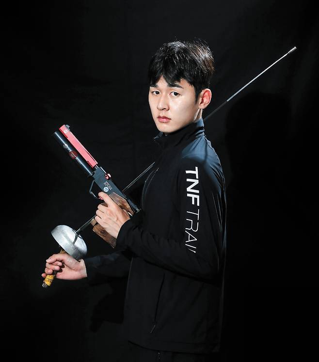 도쿄올림픽에서 한국 근대 5종 역사상 첫 올림픽 메달을 딴 전웅태. 14일부터 광주월드컵경기장에서 다시 훈련을 시작했다. 프리랜서 장정필