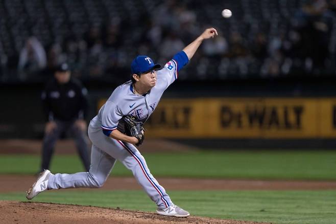 구원 투수로 등판한 양현종.&nbsp; &nbsp;로이터 연합