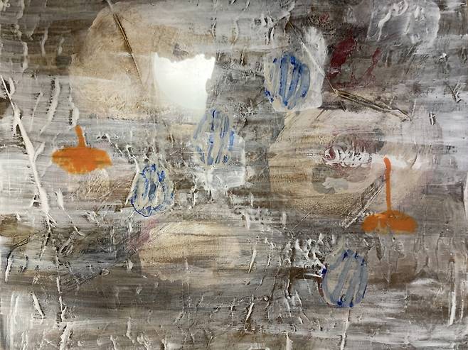 [서울=뉴시스] 안재영 작가 'on the trail 시리즈, 2021'.  2021.09.15. (사진 = 세종문화회관 미술관 제공) photo@newsis.com *재판매 및 DB 금지 *재판매 및 DB 금지