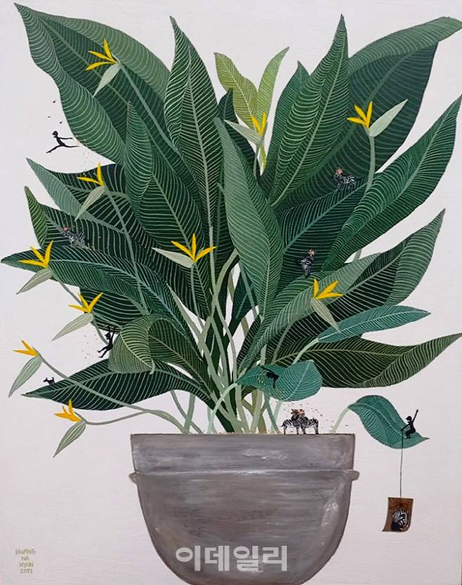 황나현 ‘싱그러운 여름’(사진=갤러리그림손)