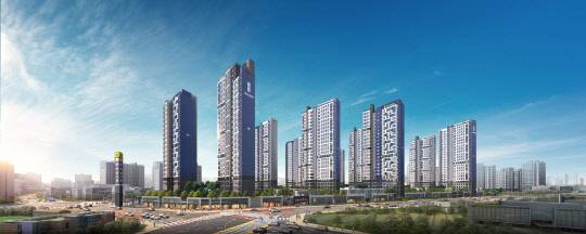 더샵 하남에디피스 투시도. <포스코건설 제공>