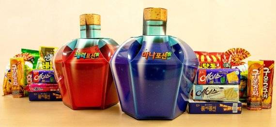 해태제과 '체력·마나포션 과자세트'