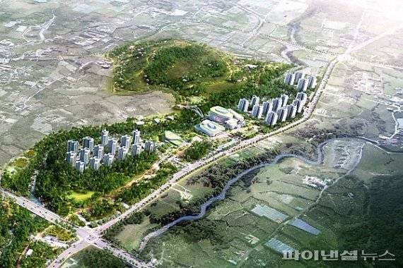 제주시 오등봉공원 민간특례사업 조감도 [제주도 제공]