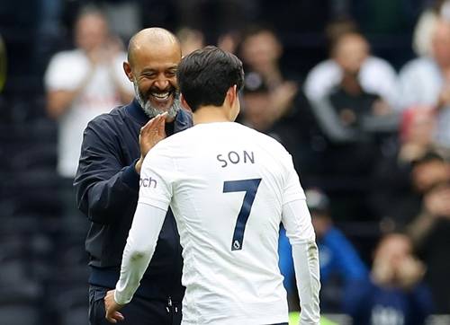 토트넘은 오는 17일(한국시각) 프랑스 리그1 스타드 렌과 2021-22 컨퍼런스리그 조별리그 경기를 치른다. 손흥민은 부상으로 출전하지 않는다. /사진=로이터