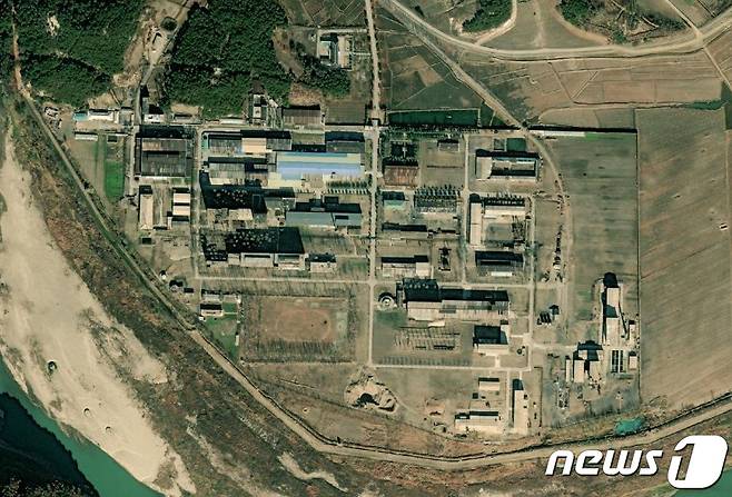 북한 평안북도 영변 핵시설 내 우라늄 농축 공장 일대 위성사진 (38노스 디지털 아틀라스 캡처) © 뉴스1