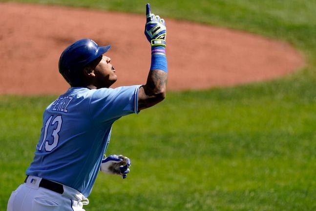 살바도르 페레즈. ⓒ AP=뉴시스