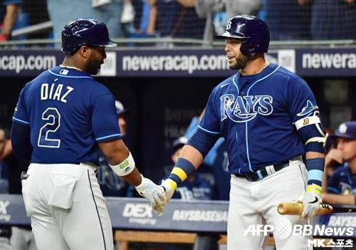 탬파베이가 지구 우승에 한 발 더 다가섰다. 사진(美 세인트 피터스버그)=ⓒAFPBBNews = News1
