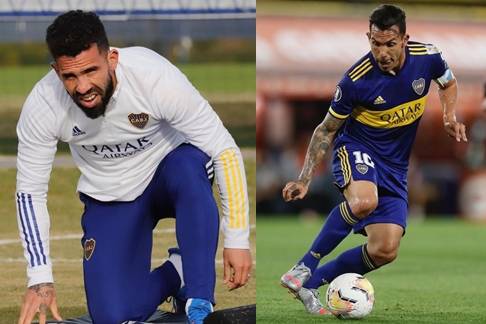 지난 16일(이하 현지시각) 아르헨티나 매체 442페르필은 테베즈가 이날 아르헨티나 동네 친구들과 축구하는 영상을 보도했다. 사진은 현역 시절 테베즈. /사진=테베스 인스타그램