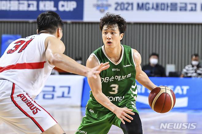 [서울=뉴시스] 원주 DB 허웅. (사진=KBL 제공)