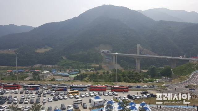 ▲서울~양양고속도로. ⓒ프레시안(전형준)