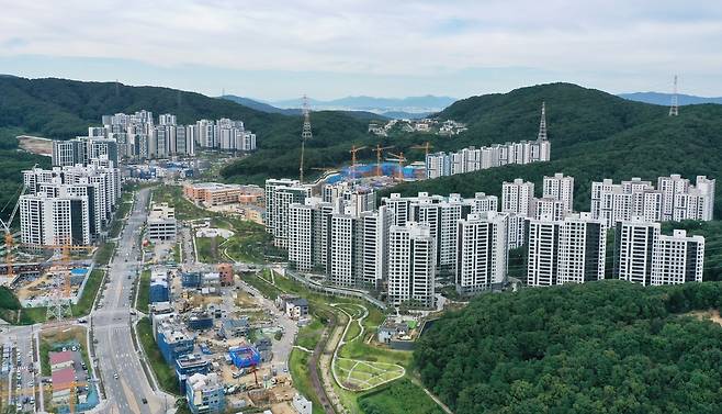 성남시 분당구 대장동 개발지구  [촬영 홍기원]
