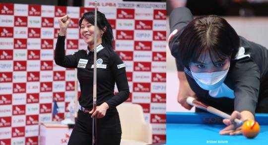 김가영(왼쪽)과 스롱(사진=PBA. 브릴리언트 빌리아드)