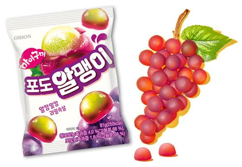 포도알맹이 젤리  [오리온 제공. 재판매 및 DB 금지]