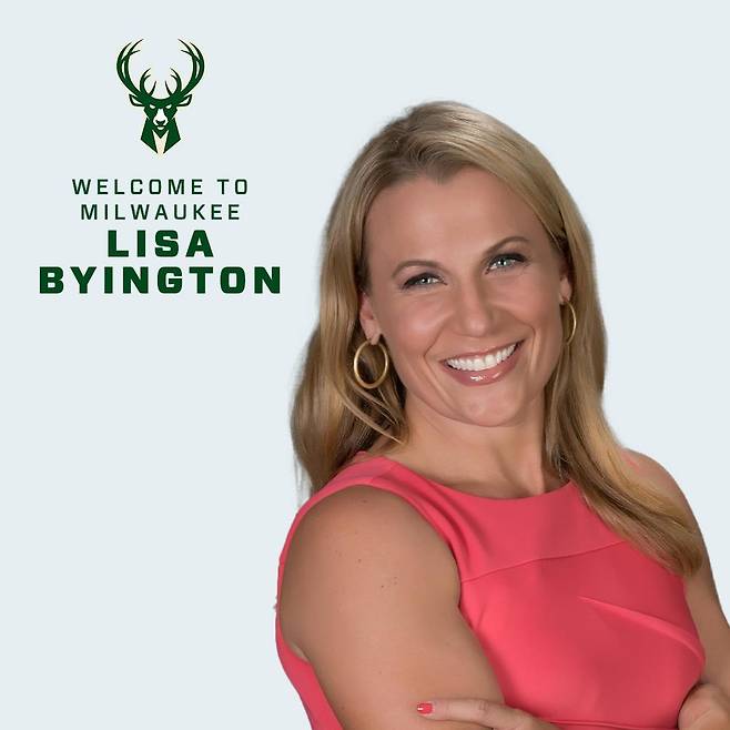 밀워키 중계를 맡게 된 바잉턴 [밀워키 벅스 소셜 미디어 사진. 재판매 및 DB 금지]