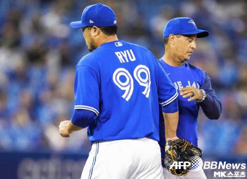 몬토요 감독이 부상자 명단에 오른 류현진에 대해 말했다. 사진=ⓒAFPBBNews = News1