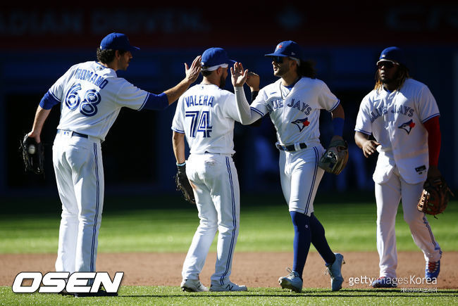 [사진] 토론토 블루제이스. ⓒGettyimages(무단전재 및 재배포 금지)