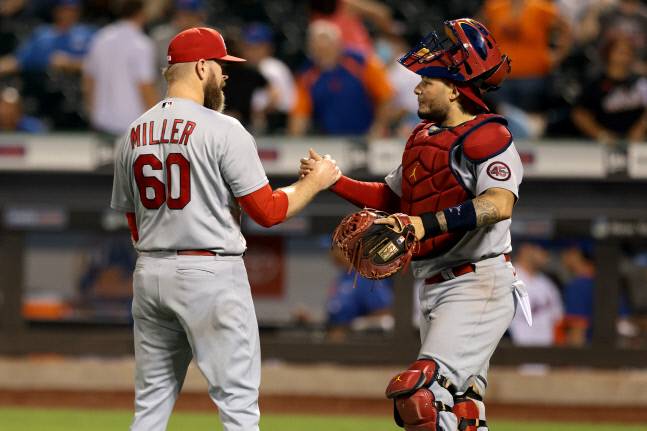 저스틴 밀러와 몰리나. USA TODAY Sports연합뉴스