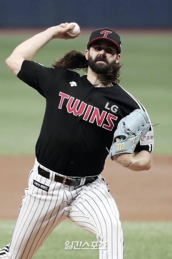 LG 외국인 투수 케이시 켈리. 김민규 기자 kim.mingyu@joongang.co.kr