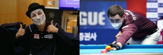 4강전에서 맞붙는 해커(왼쪽)와 마르티네스(사진=PBA)