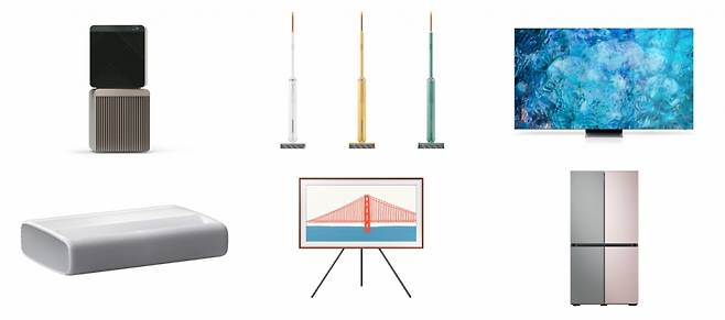 국제 디자인 공모전 'IDEA 2021' 삼성전자 주요 수상작./사진제공=삼성전자