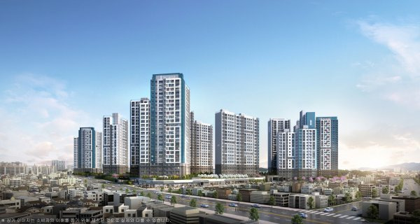 더샵 청주센트럴 투시도. 사진제공 | 포스코건설