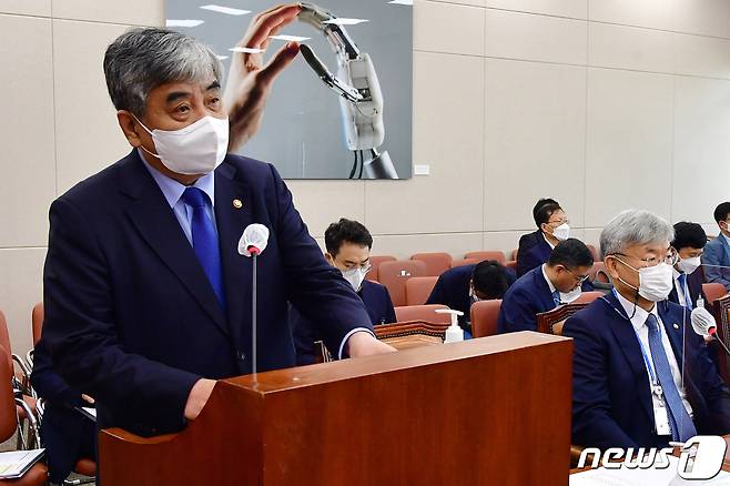 한상혁 방송통신위원장.© News1 구윤성 기자