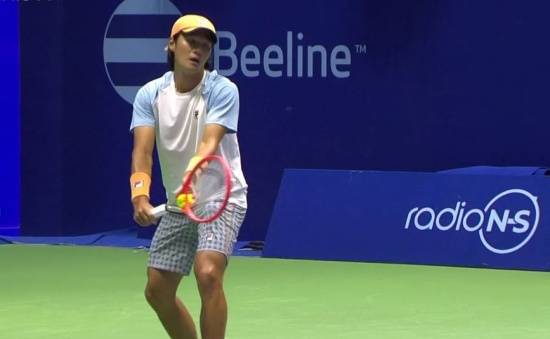 다시 한번 투어 8강에 오른 권순우(사진=ATPTENNIS TV 중계 캡처)