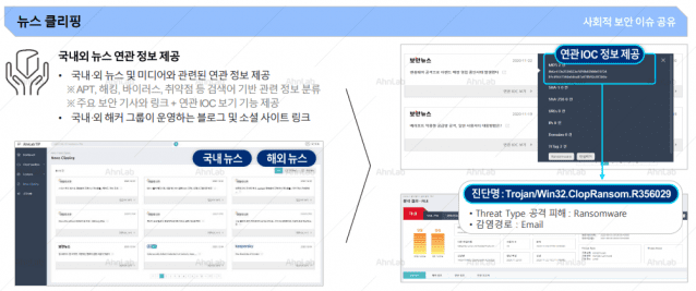 안랩TIP 뉴스클리핑