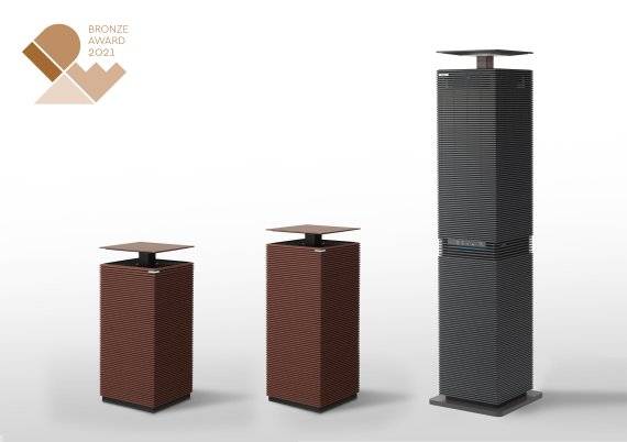 미국 'IDEA 2021'에서 동상을 수상한 코웨이 노블 공기청정기 시리즈