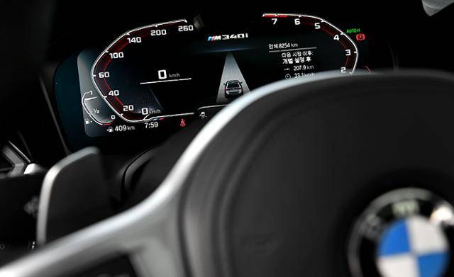 BMW M340i xDrive 투어링 자유로 연비