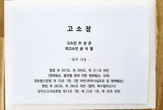 [조성은 페이스북 캡처]