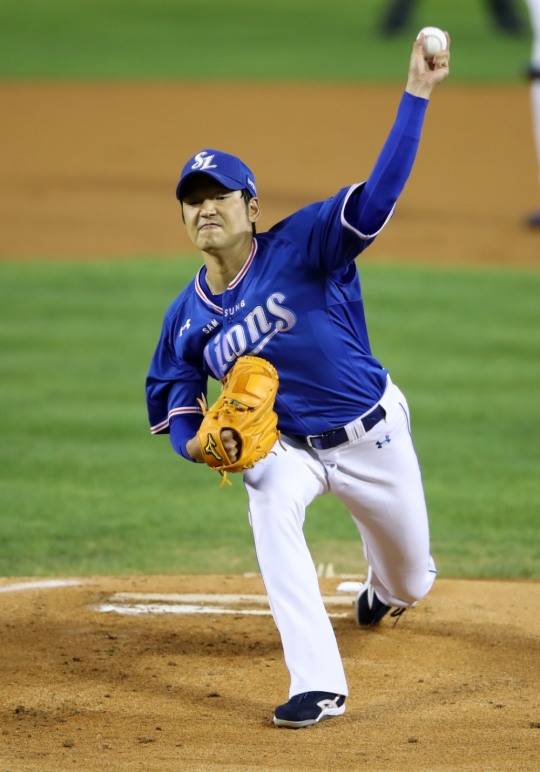 13승으로 다승 공동 선두에 나선 백정현[삼성 라이온즈]