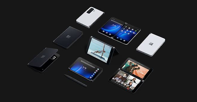 MS 서피스 듀오2 [마이크로소프트 홈페이지 캡처]