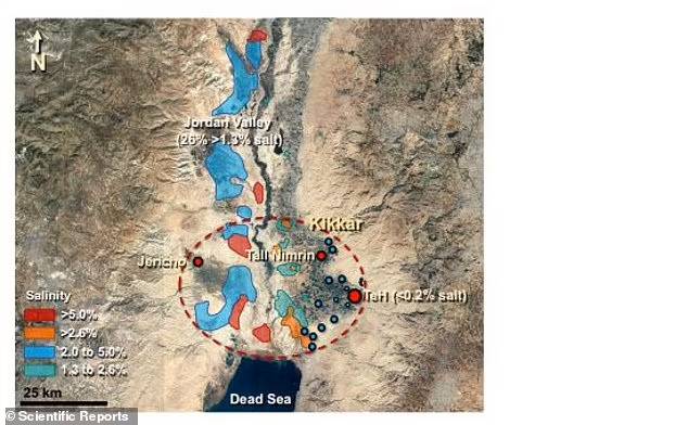 또 퇴적물에서는 평균 4%의 소금이 발견됐고 경우에 따라서 그 함량은 25%로 높아 소행성의 공중 폭발로 인해 많은 양의 소금이 파괴 층으로 침투했을 가능성이 크다.(사진=사이언티픽 리포트)