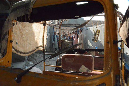 미군 무인기의 공습 당한 아프간 IS-K 목표물 [이미지출처=연합뉴스]