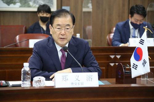 정의용 외교부 장관. 뉴시스