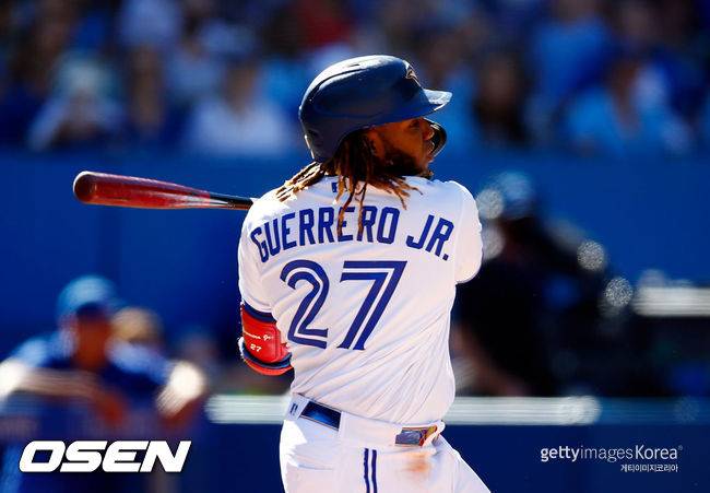 [사진] 블라디미르 게레로 주니어 2021.09.20 ⓒGettyimages(무단전재 및 재배포 금지)