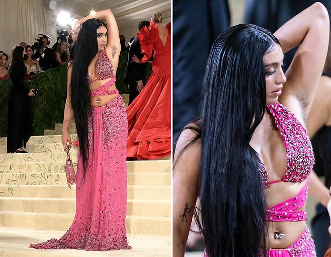 지난 13일 열린 미국 패션계 대형 행사인 ‘멧 갈라’(Met Gala)에 참석한 루데스 레온. [게티이미지]