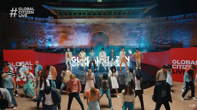 유튜브 ‘글로벌 시티즌 라이브’ 캡처