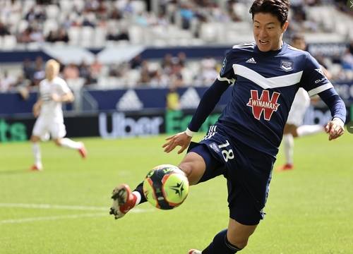 보르도의 황의조 [보르도 트위터 캡처. 재판매 및 DB 금지]