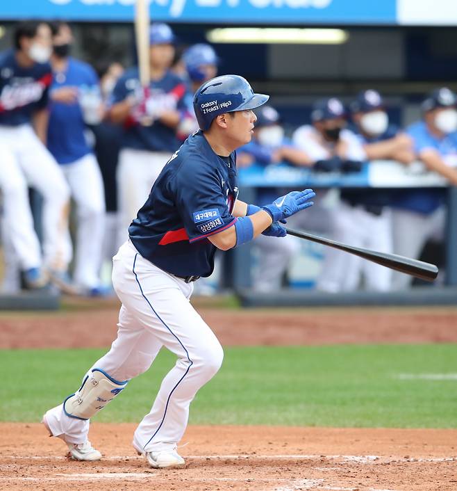 '2021 신한은행 SOL KBO 리그' NC-삼성 경기

삼성 9회말 2사 2루서 5번타자 이원석 중전 끝내기 1루타 때, 강민호 2루 대주자 김성표 홈슬라이딩 득점 성공, 삼성 1대 0 승리

대구 삼성라이온즈파크

사진제공=삼성 라이온즈