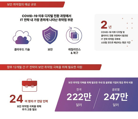 베리타스 보안 취약성 조사 결과 개요. 베리타스 제공