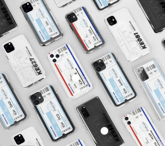 11번가가 대한항공과의 협업으로 출시한 커스터마이징 휴대폰 액세서리 / 사진=11번가 제공