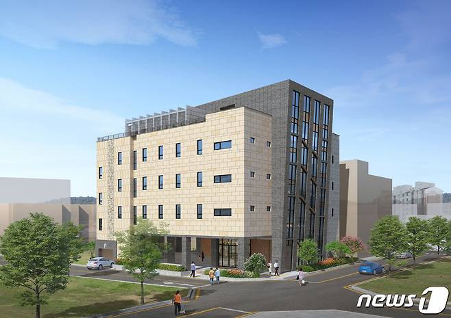 한국형 그린뉴딜정책 산림분야 공모사업에 선정된 제천시 하소동 시민문화타워 조감도.(© 뉴스1