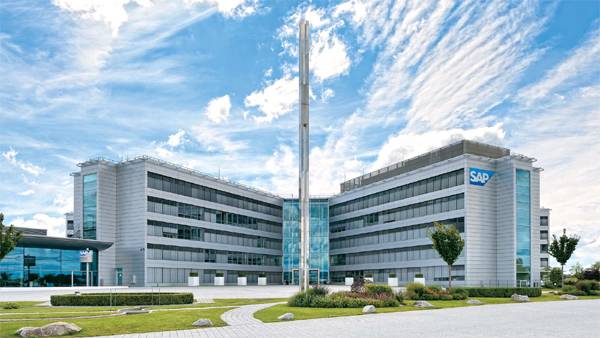 독일 발도르프에 위치한 전사적자원관리(ERP) 세계 1위 기업 SAP 본사. SAP는 17개국에 65개의 데이터센터를 운영하고 있으며, 지난 4월 한국에도 첫 데이터센터를 설립하고 정식 서비스를 시작했다. [사진 제공 = SAP]