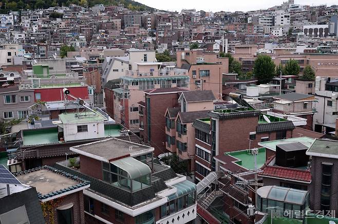 서울 용산구 후암동 일대 빌라촌 모습. [헤럴드경제DB]