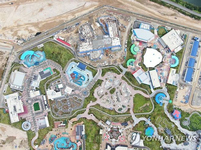 모습 드러낸 춘천 레고랜드 테마파크 [촬영 이상학]