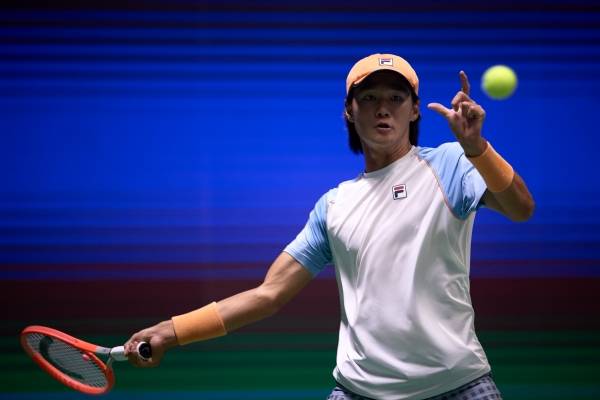 아스타나오픈에 출전한 권순우(사진제공/아스타나오픈, ATP)