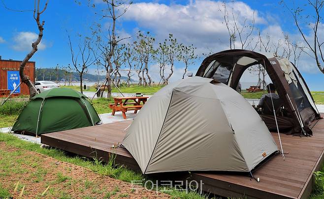 울진 염전해변캠핑장