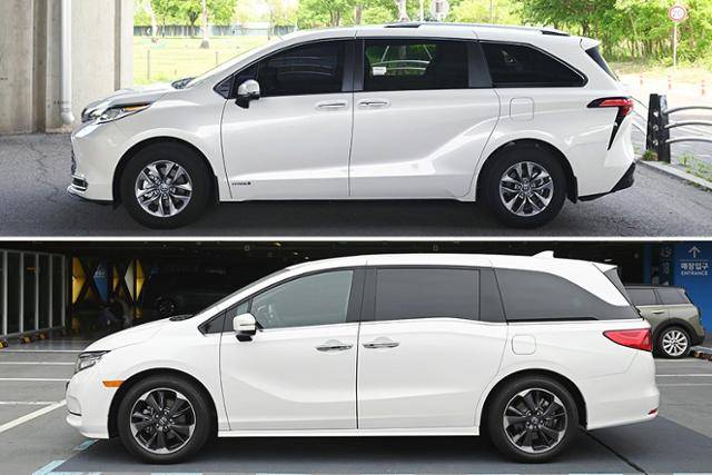 토요타 시에나 하이브리드 & 혼다 오딧세이 비교 시승기